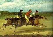 course de chevaux montes